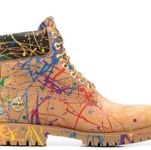 Women's Paint Splatter Timberland Boots